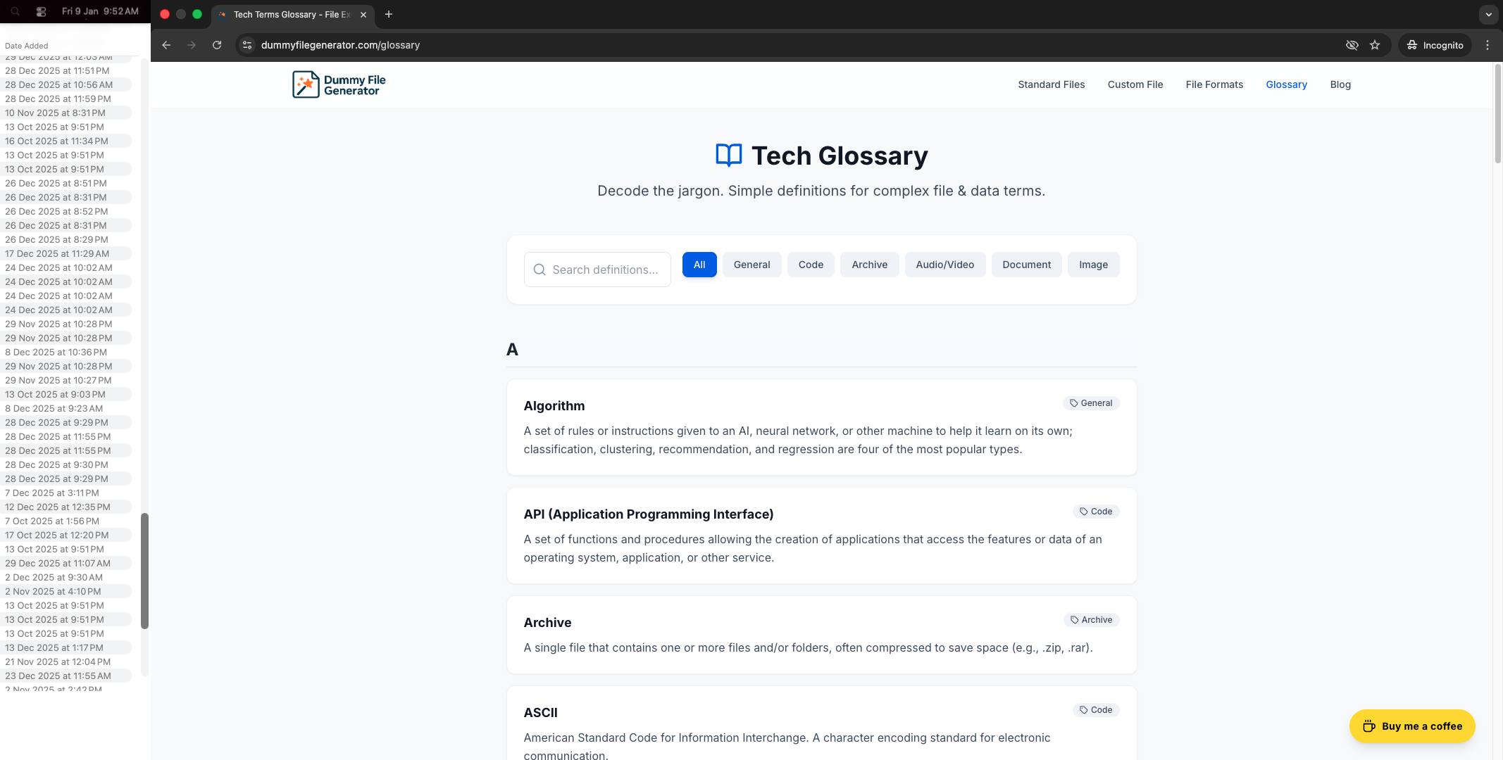 Dummy File Generator gallery image