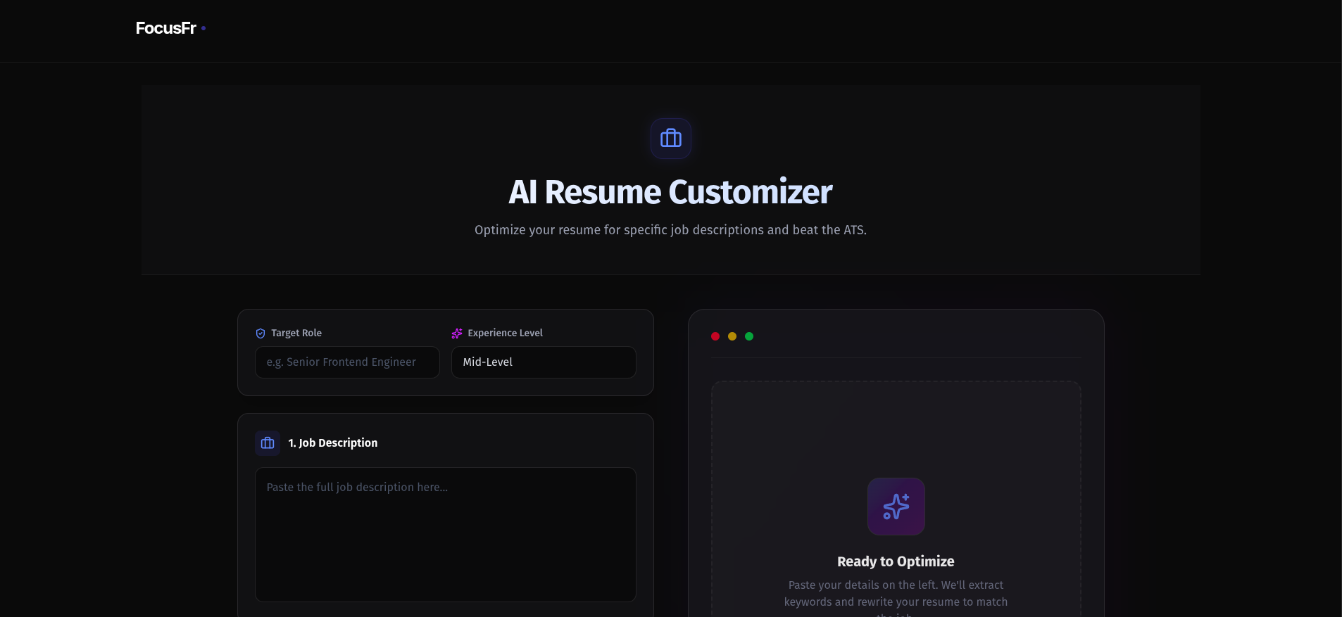 FocusFr - Screenshot 5 showing product features and functionality