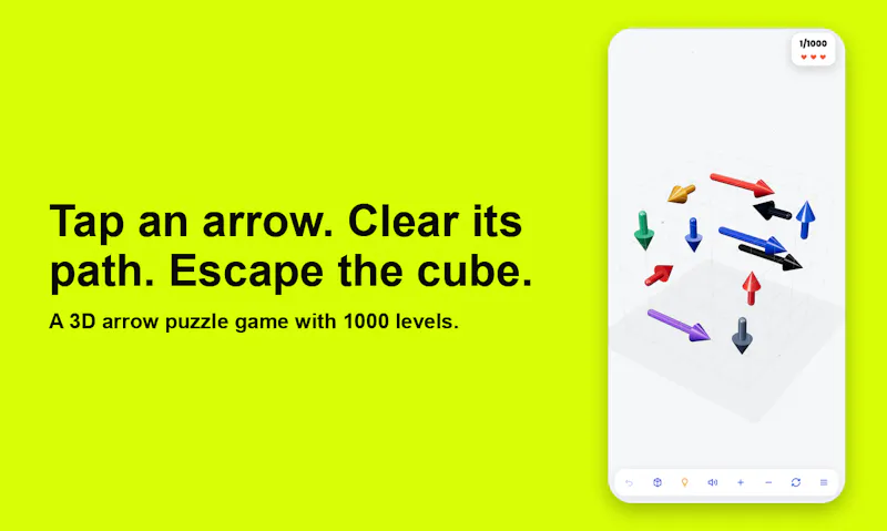 Arrow Escape 3D: Logic Puzzle screenshot 1
