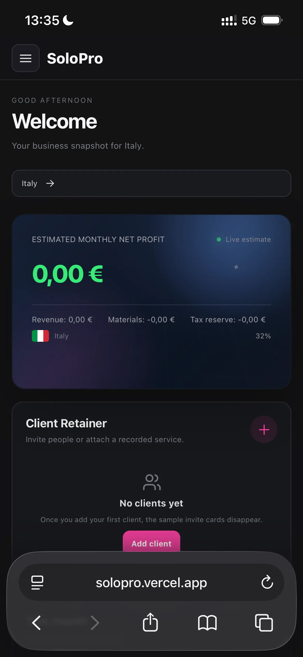 SoloPro screenshot