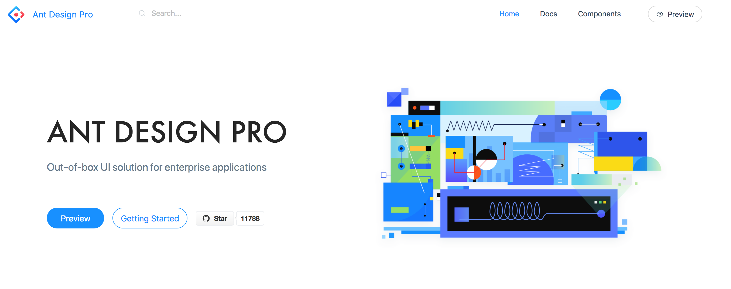 Beautiful and powerful dashboard: Ant Design Pro 2.0 released gallery image