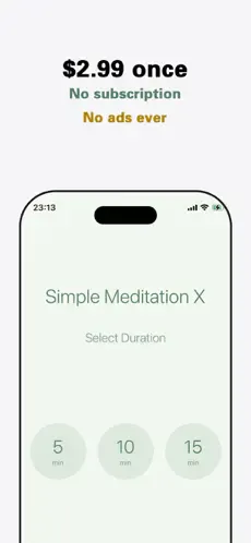 Simple Meditation X のプロダクトバナー