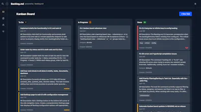 Backlog.md - Plan Tasks with AI gallery image