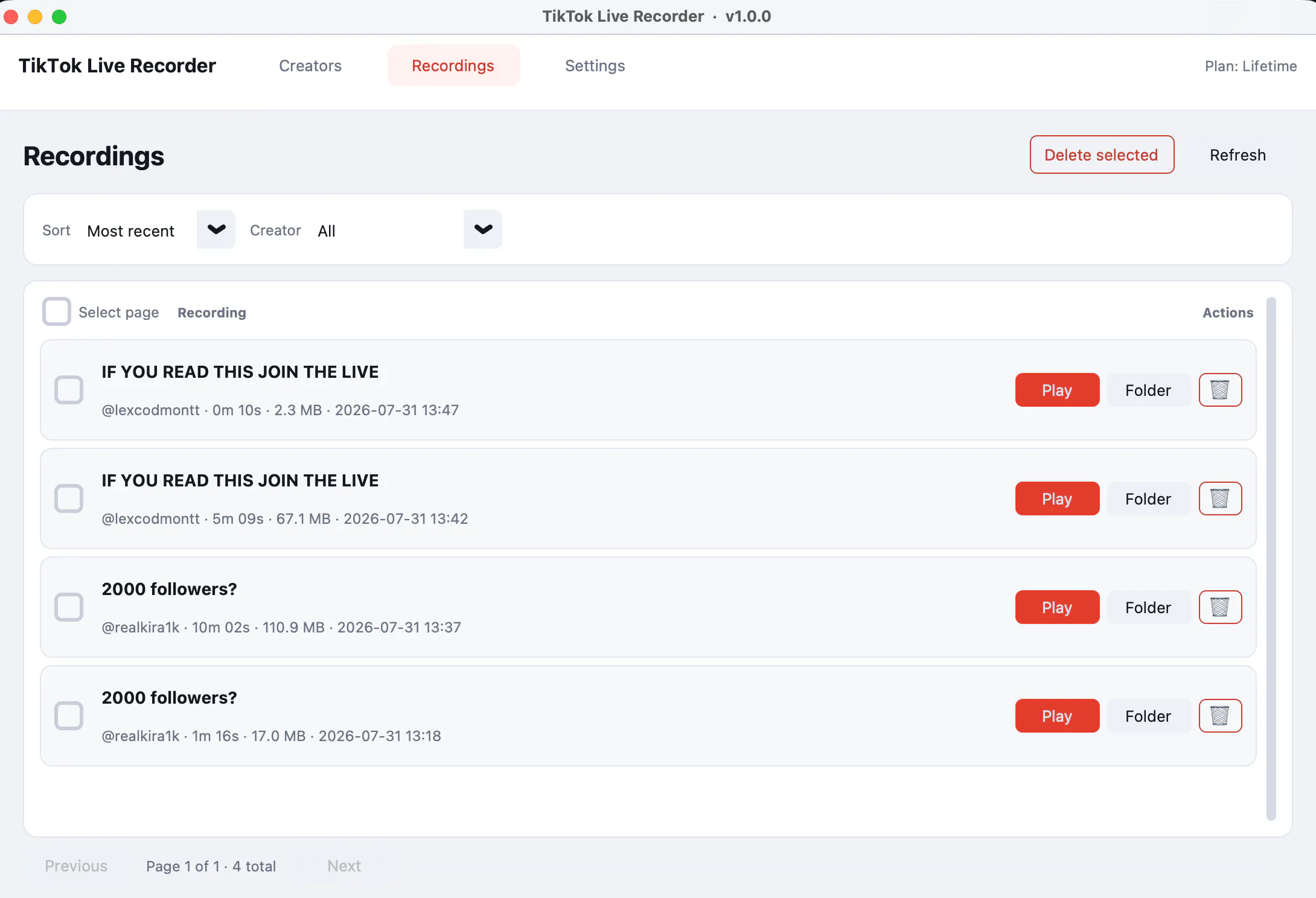 TikTok Live Recorder gallery image