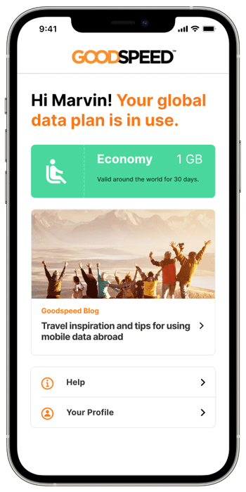 Goodspeed: Travel data plans gallery image