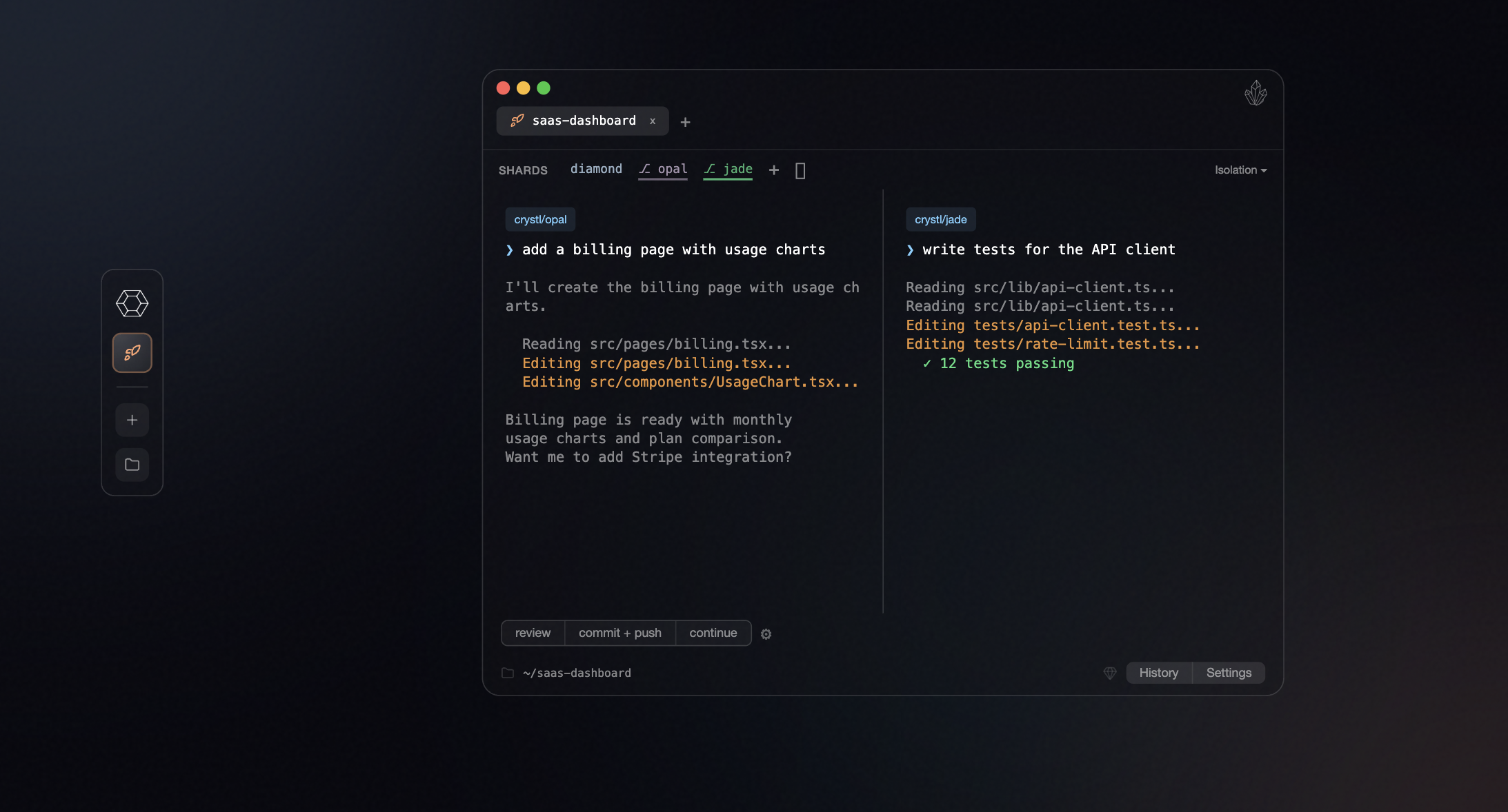 Crystl multitasking terminal for agents gallery image