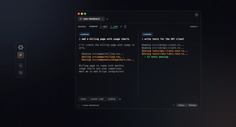 Crystl multitasking terminal for agents screenshot 4