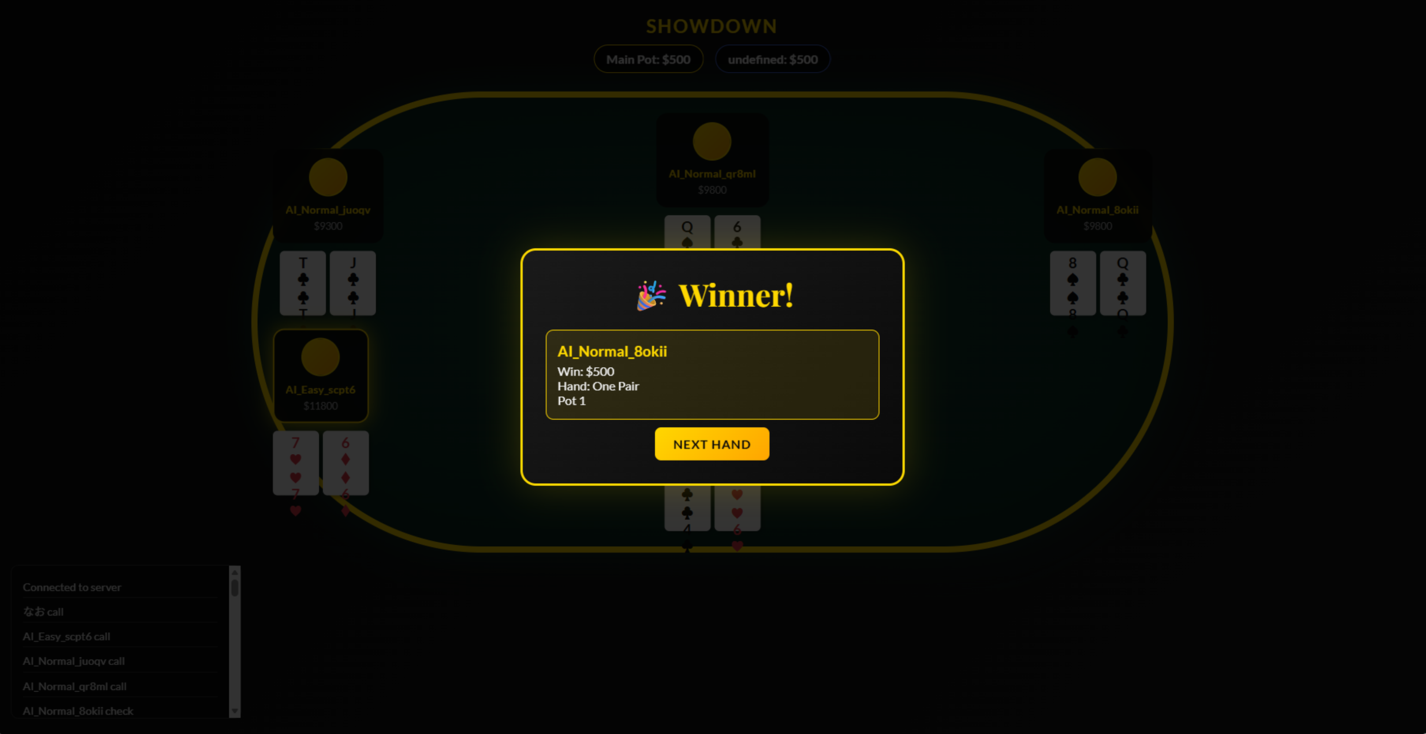 Midnight Luxury Poker - Screenshot 2 showing product features and functionality