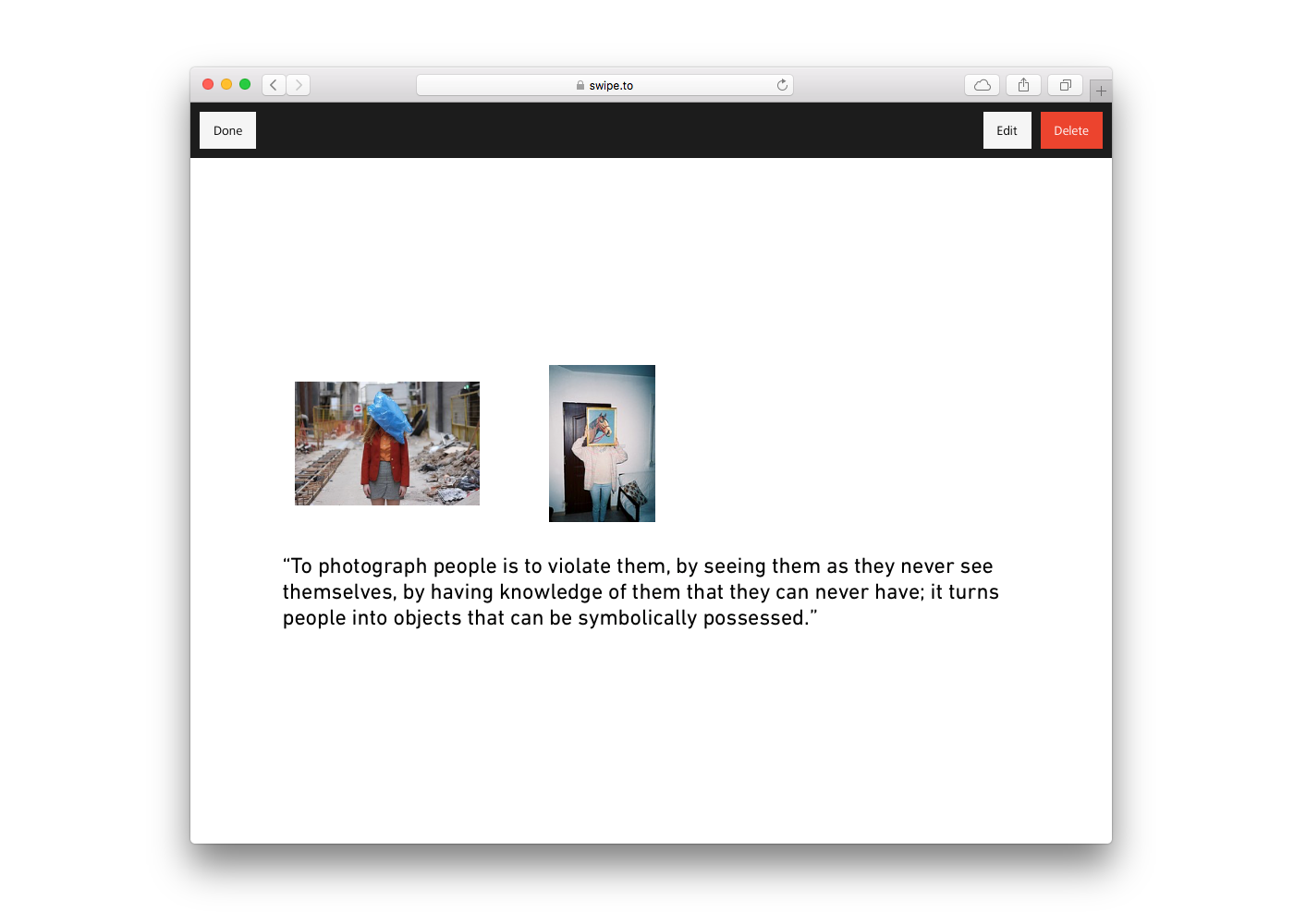 Swipe.to gallery image