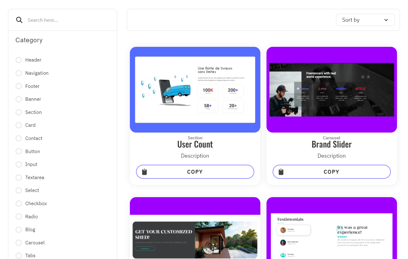 ITecHut Webflow Component Library gallery image