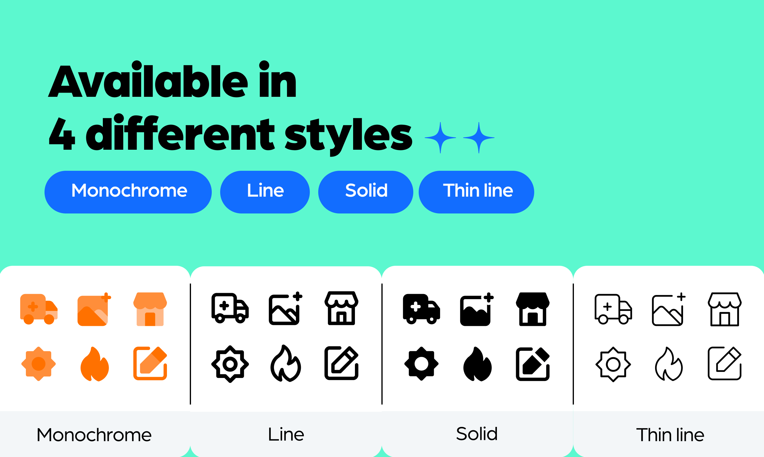 Média IConscout Unicons - Une bibliothèque remplie de 4500 icônes SVG et des polices d'icônes 2