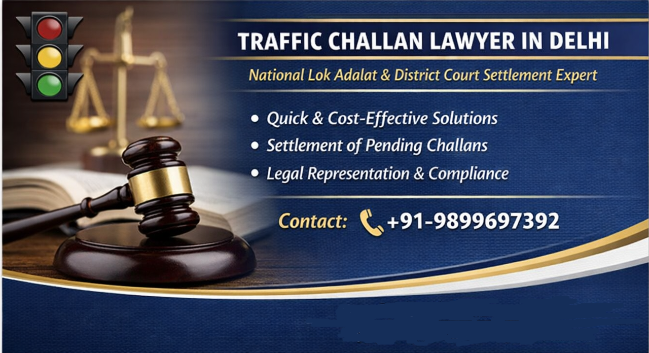 Best Traffic Challan Lawyer in Delhi