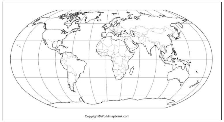 World Map Blank Printable