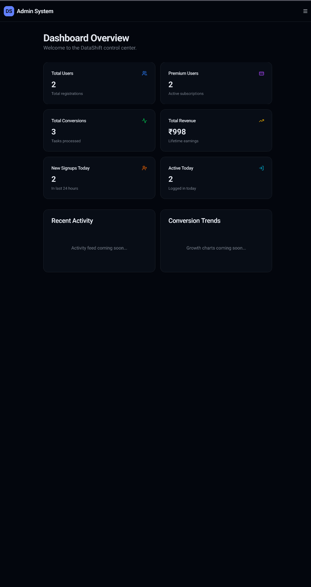 DataShift gallery image