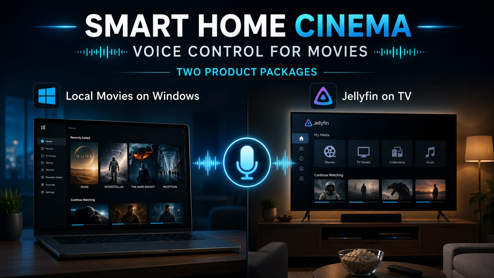 Smart Home Cinema - Voice Control  gallery image