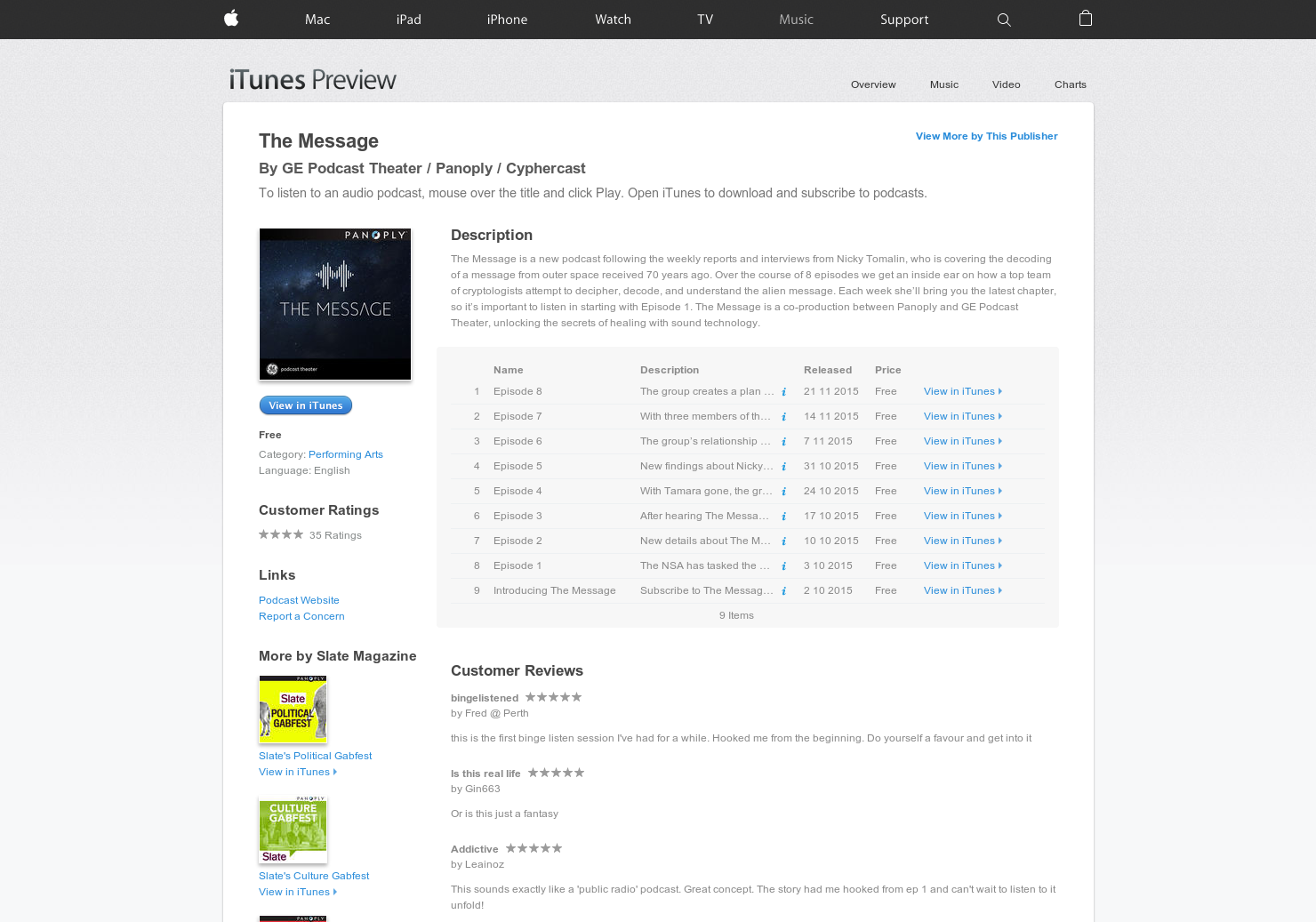 the message podcast gallery image