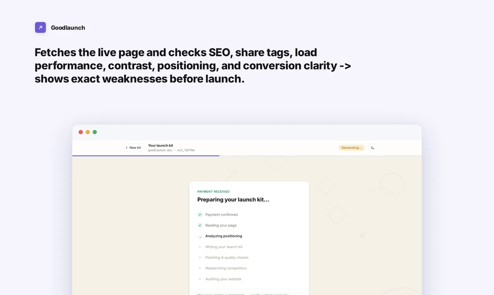 GoodLaunch screenshot 3