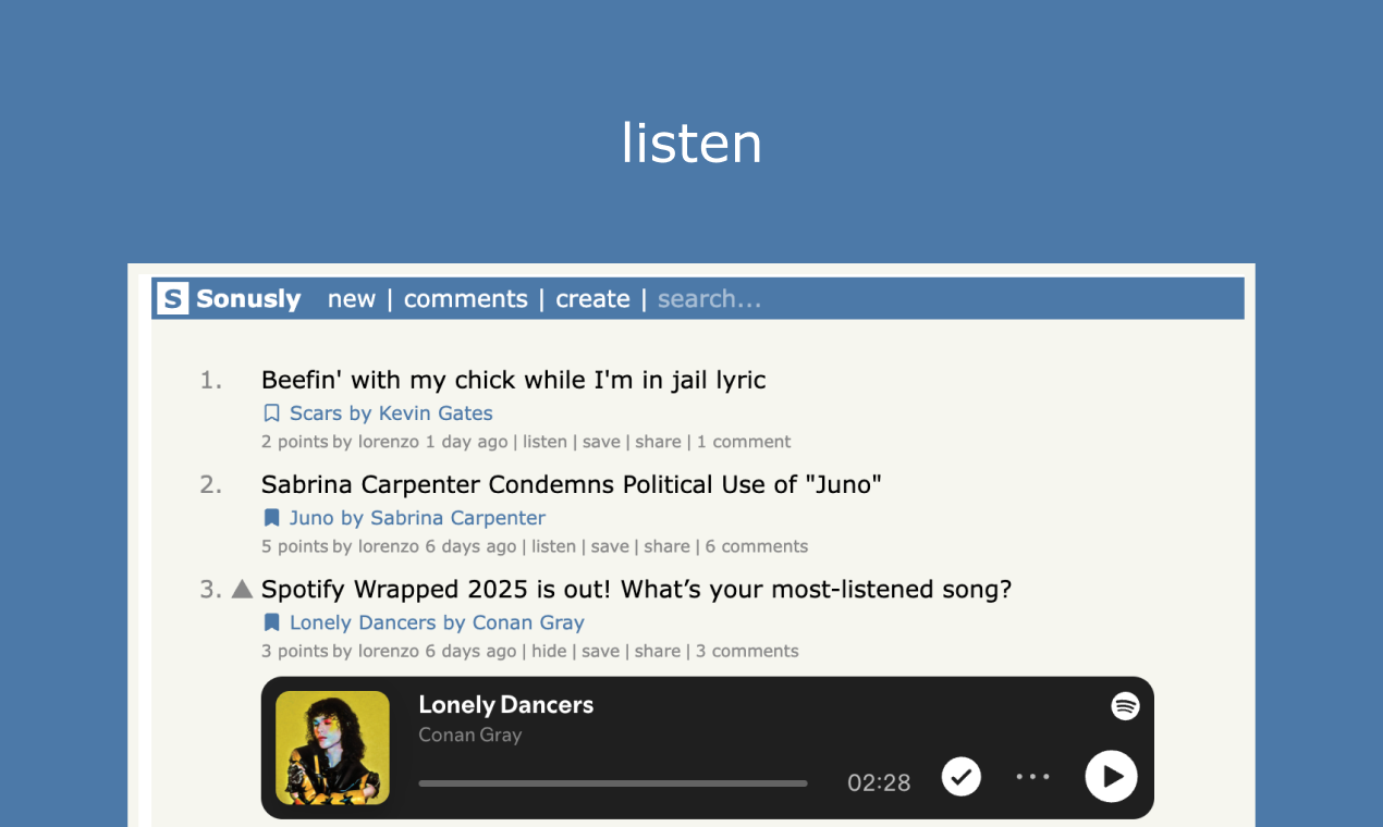 Sonusly gallery image