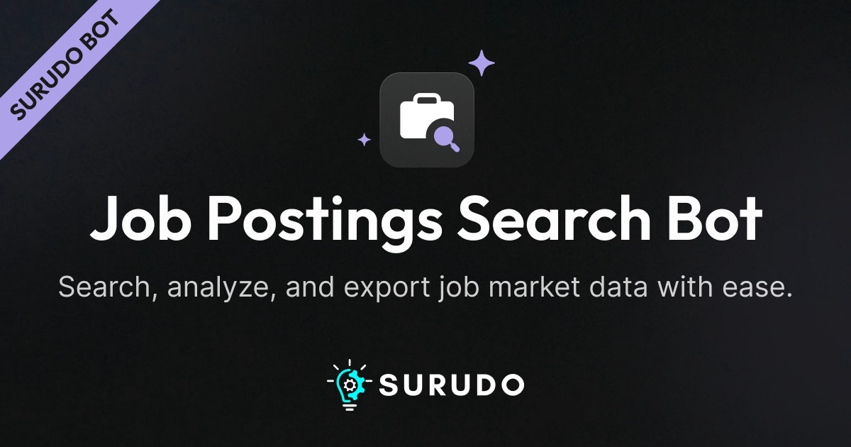 Job Postings Search Bot