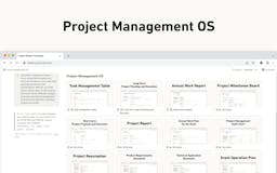 Notion Project Management OS media 2