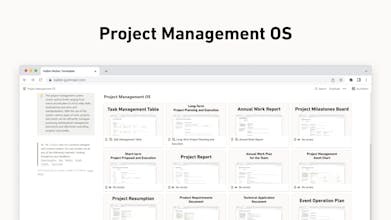 Notion Project Management OS gallery image