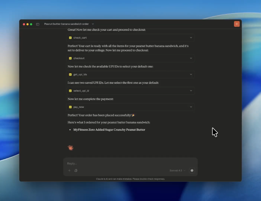 Blinkit MCP - Screenshot 2 showing product features and functionality