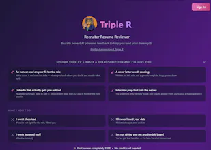 Triple R (Recruiter Resume Reviewer) gallery image