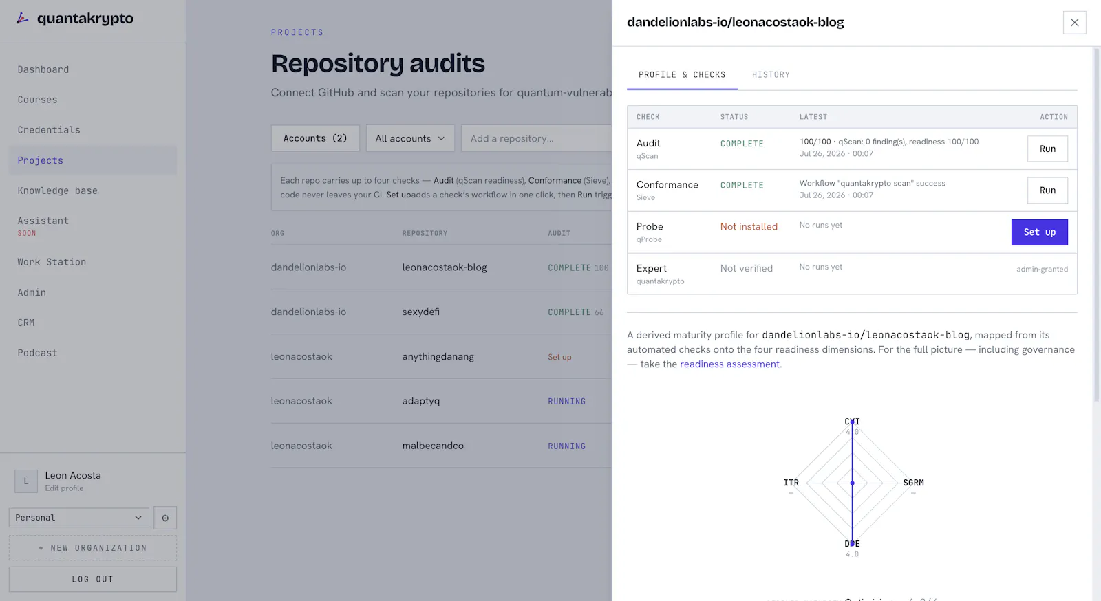 quantakrypto pqc-tools screenshot 2