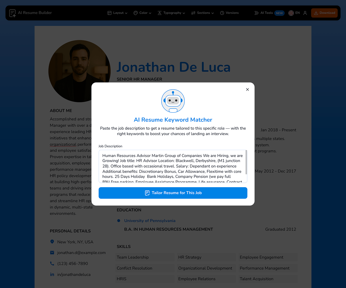 Resume Builder & CV Maker Online gallery image
