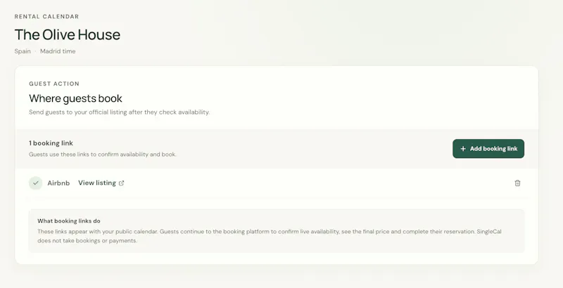 SingleCal screenshot 4