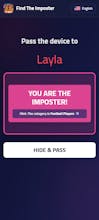 Free party game | Find the imposter gallery image