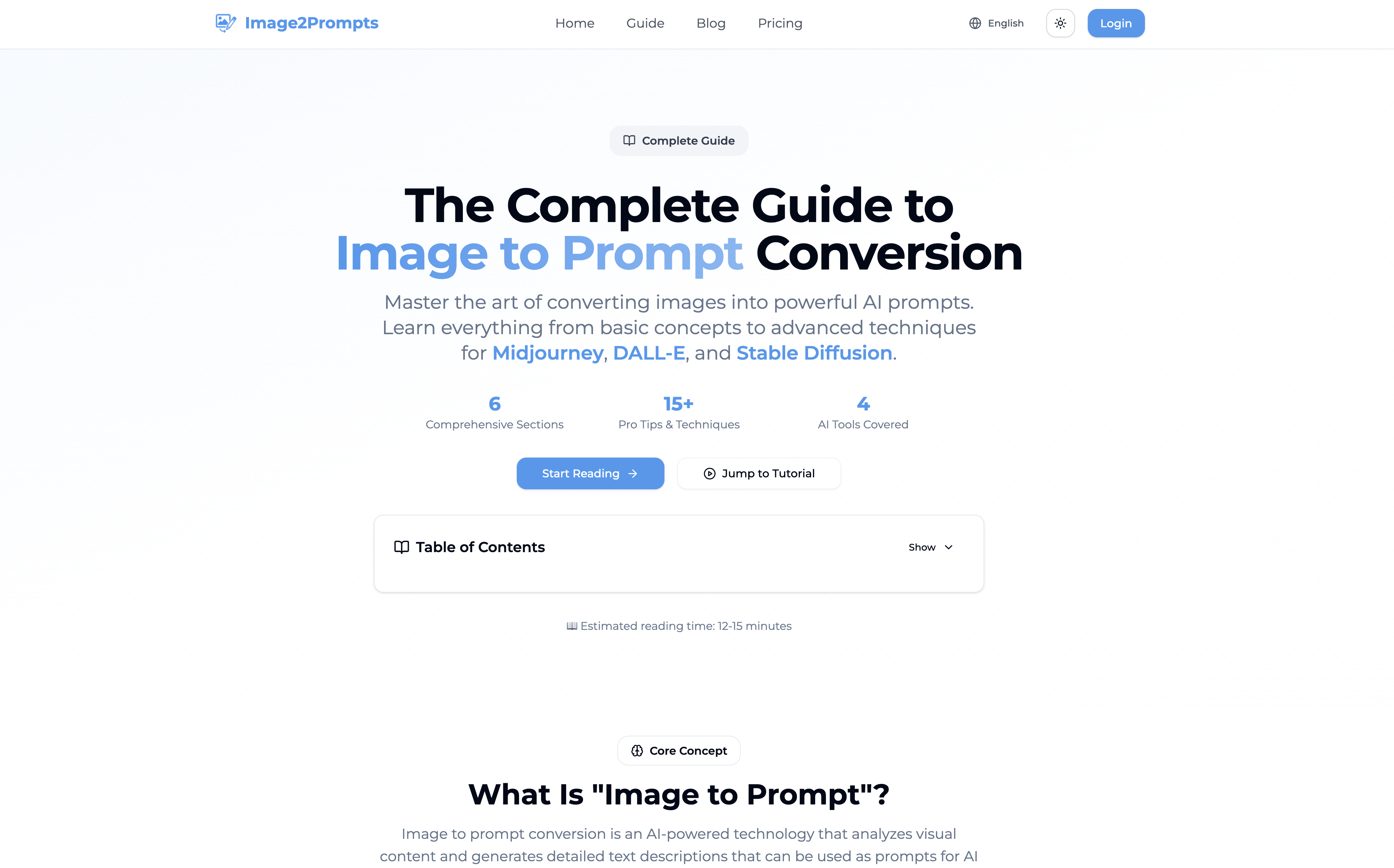 Image2Prompts gallery image