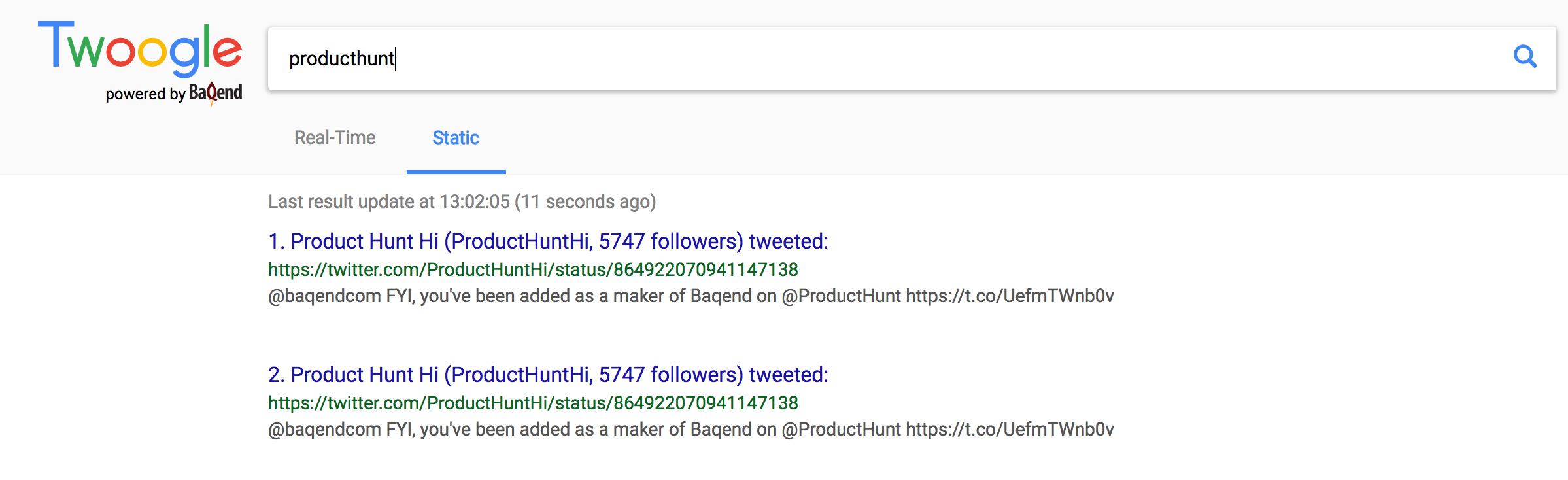 Twoogle gallery image