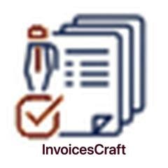 InvoicesCraft — Free Invoice Generator - Product Hunt launch logo and brand identity