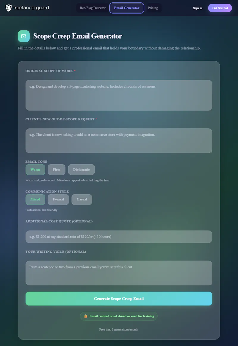 FreelancerGuard screenshot 3