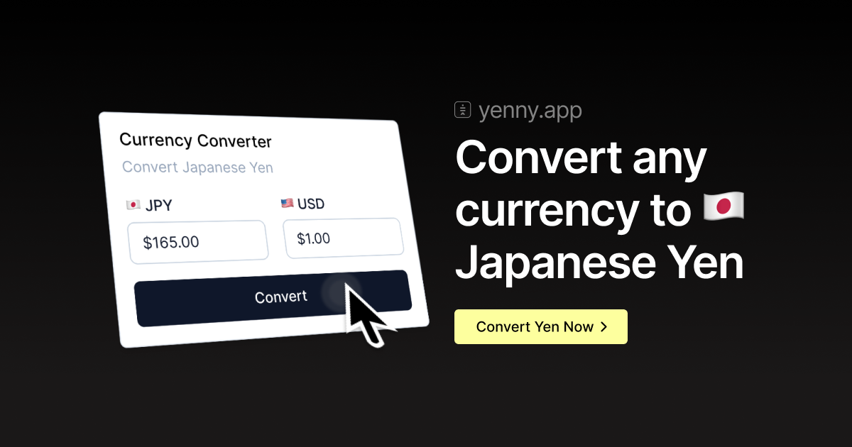 startuptile Yenny-Simple Japanese Yen currency converter