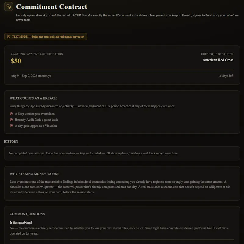 LAYER 0 — Trading Decision Firewall screenshot 5