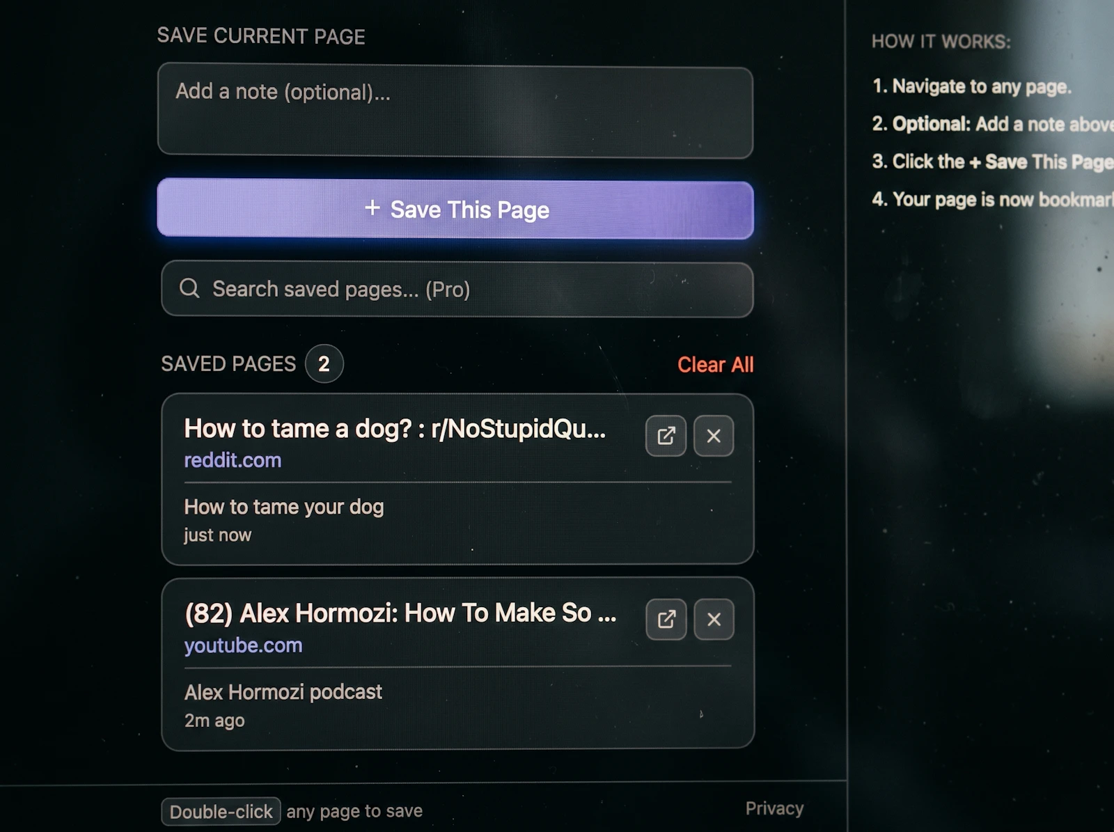 QuickKeep screenshot 2