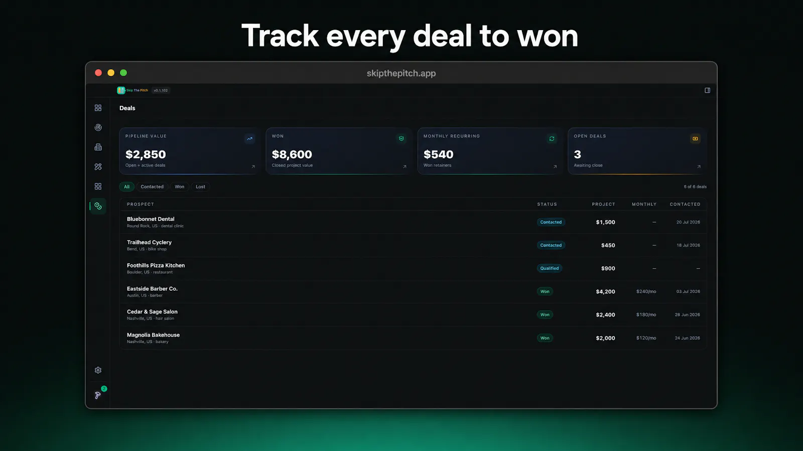 Skip the Pitch screenshot 6
