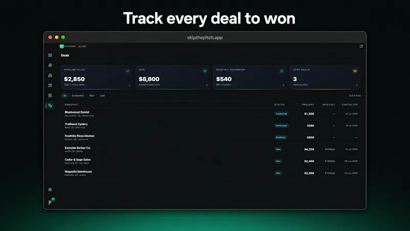 Skip the Pitch screenshot 6