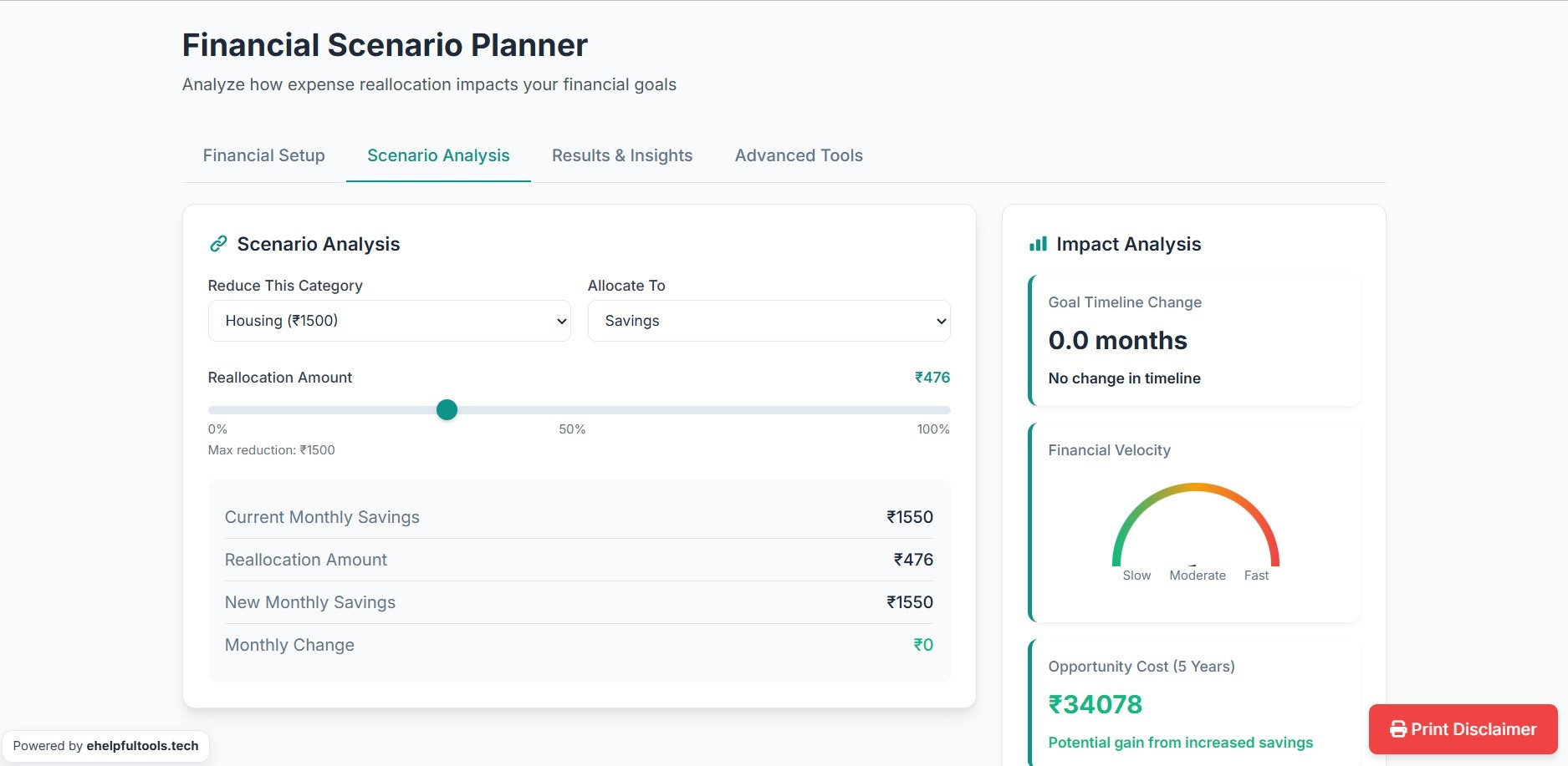 Interactive What-If Expense Reallocator gallery image