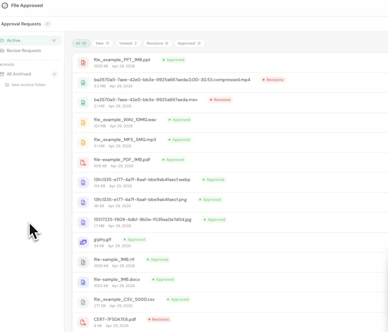 File Approved screenshot 3