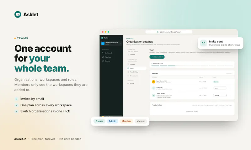 Asklet.io screenshot 7