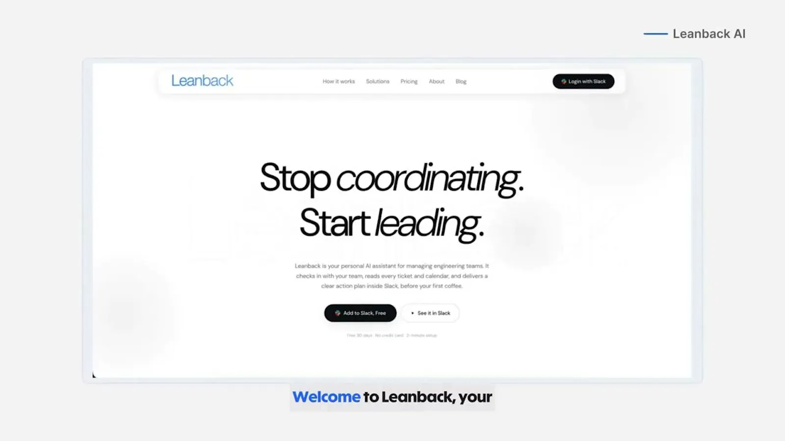 Leanback screenshot 1 (video preview)