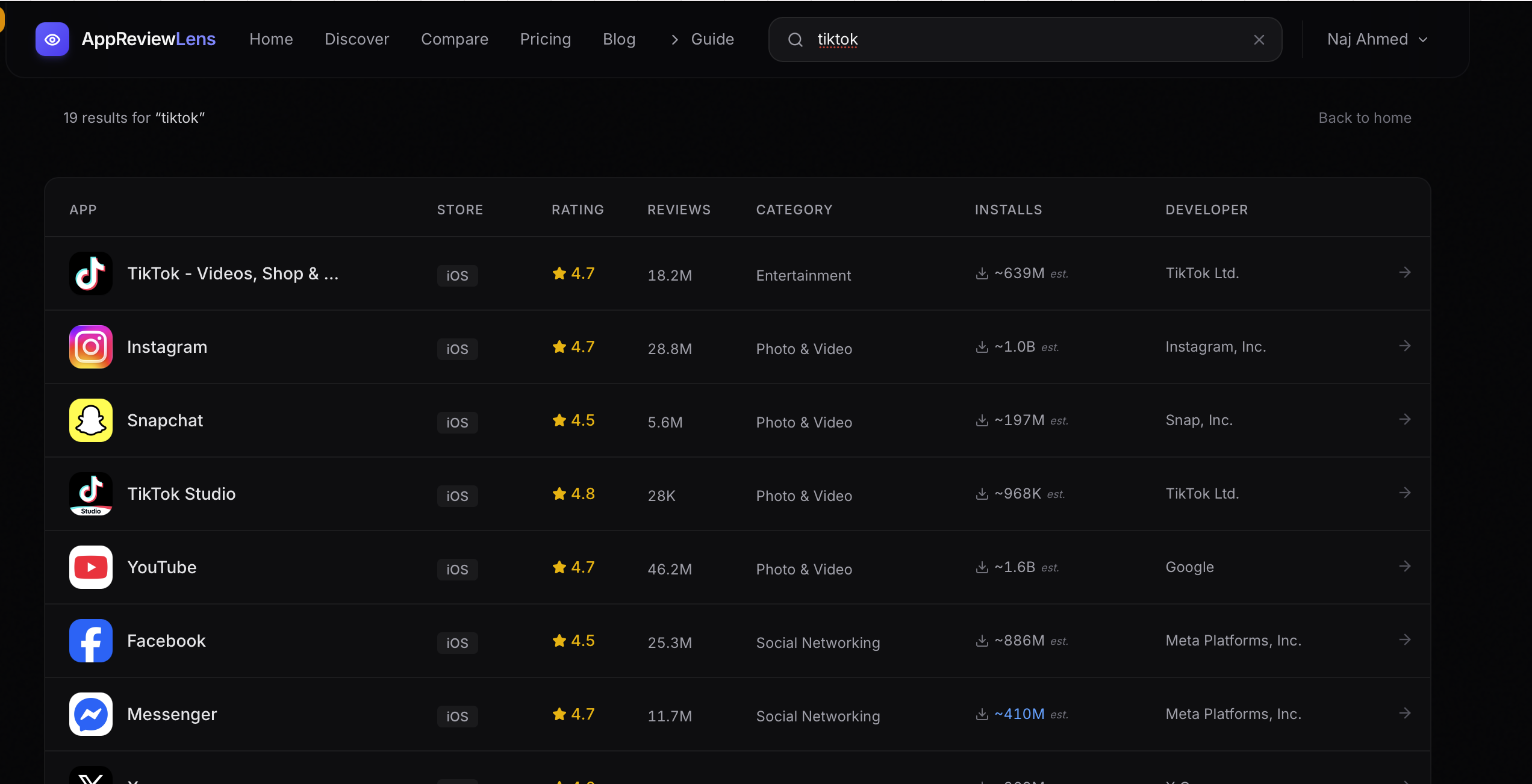 AppReviewLens gallery image