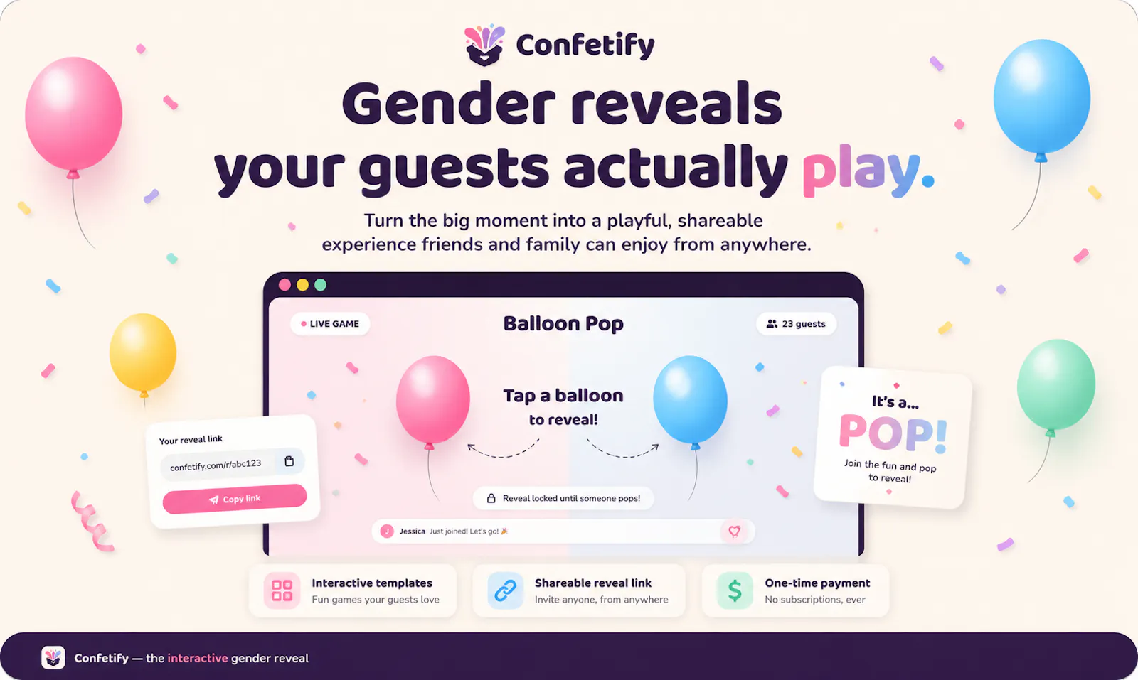 Confetify screenshot 1