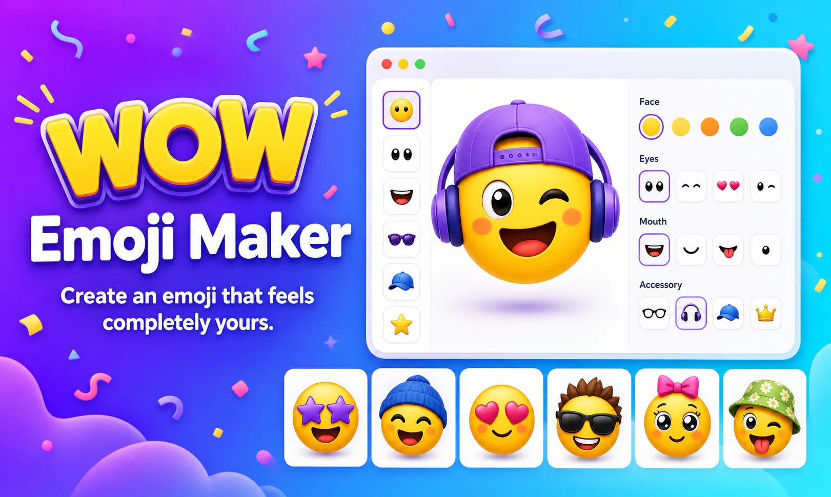 WOW Emoji Maker gallery image