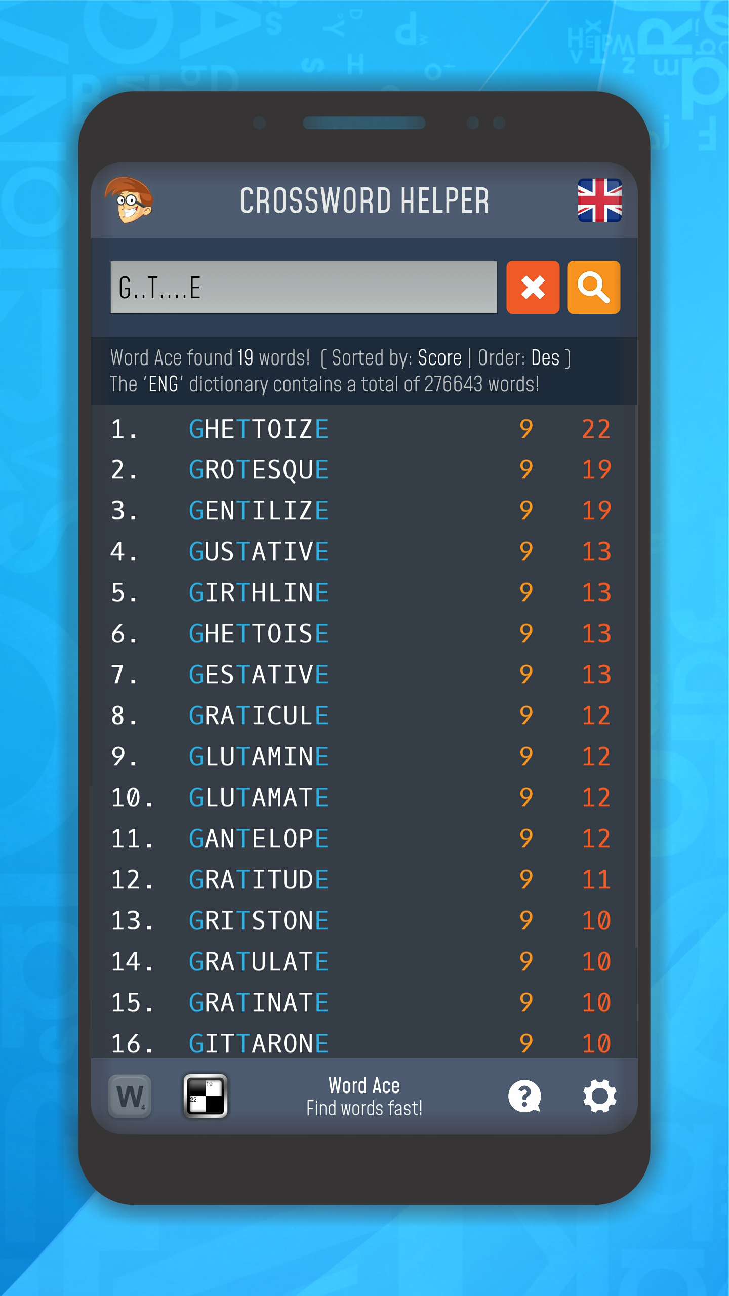 Word Ace - Multilingual word finder gallery image
