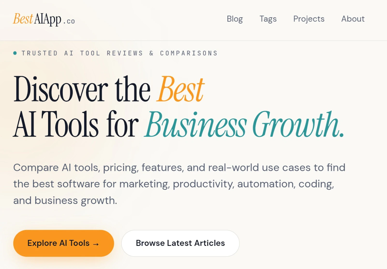 BestAIapp screenshot 1