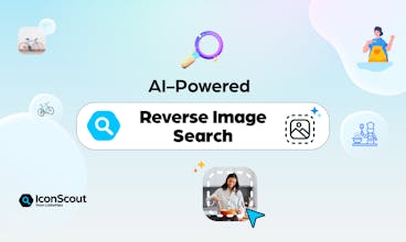Eine Auswahl atemberaubender Designelemente, die von unserem innovativen KI-gesteuerten System mithilfe der Reverse Image Search-Funktion generiert wurden.